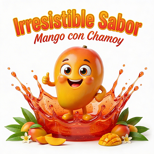 CARICATURA GOMA MANGO CHAMOY
