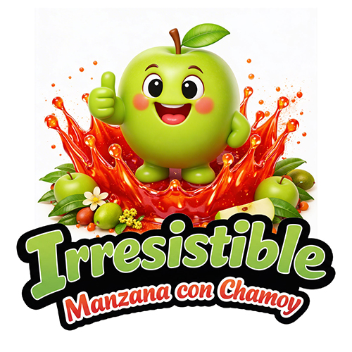 CARICATURA GOMA MANZANA CHAMOY