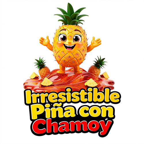 CARICATURA GOMA PIÑA CHAMOY