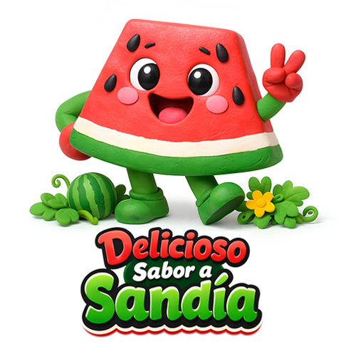 CARICATURA GOMA SANDIA BICOLOR