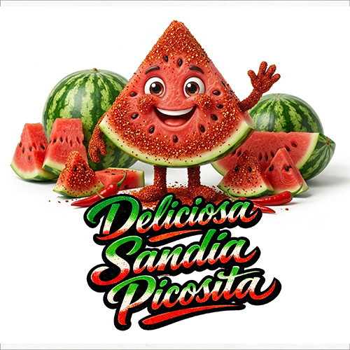 CARICATURA GOMA SANDIA PICOSITA