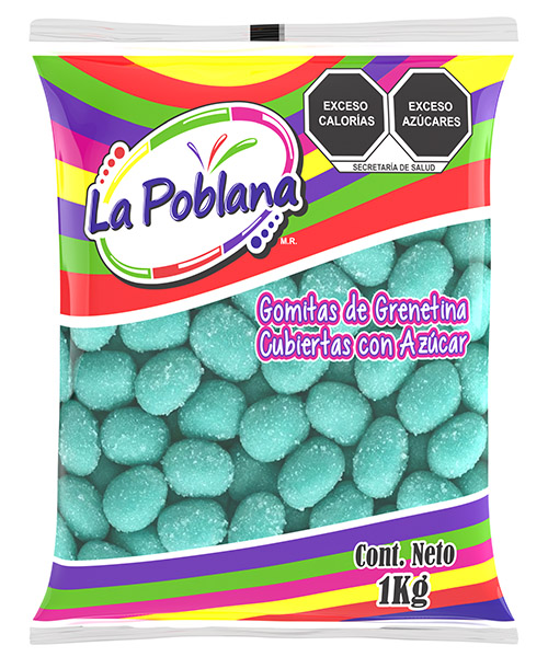GOMA CHICLE MORA AZUL 1 KG
