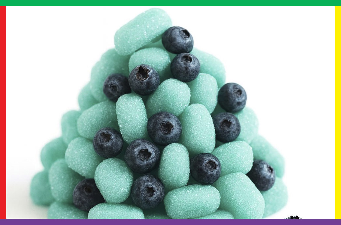 GOMA CHICLE MORA AZUL