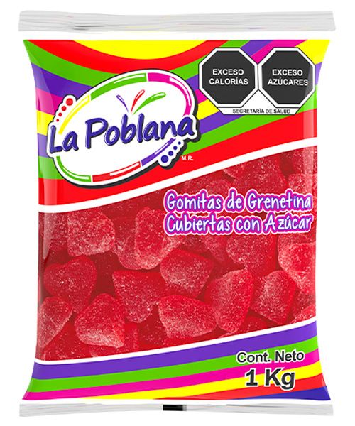 GOMA CORAZÓN ROJO 1KG
