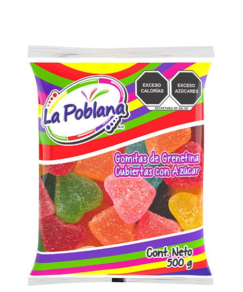 GOMA CORAZÓN SURTIDO 500G