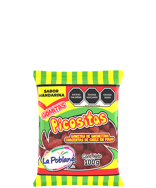 GOMA MANDARINA PICOSITA 100G