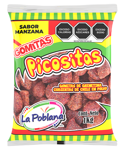 GOMA MANZANA PICOSITA 1KG-