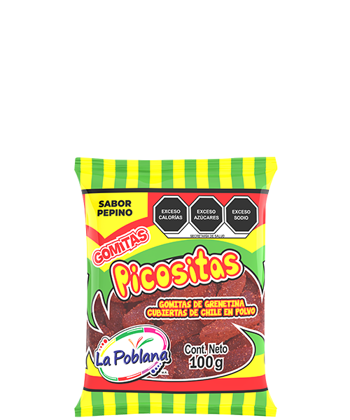 GOMA PEPINO PICOSITO 100G