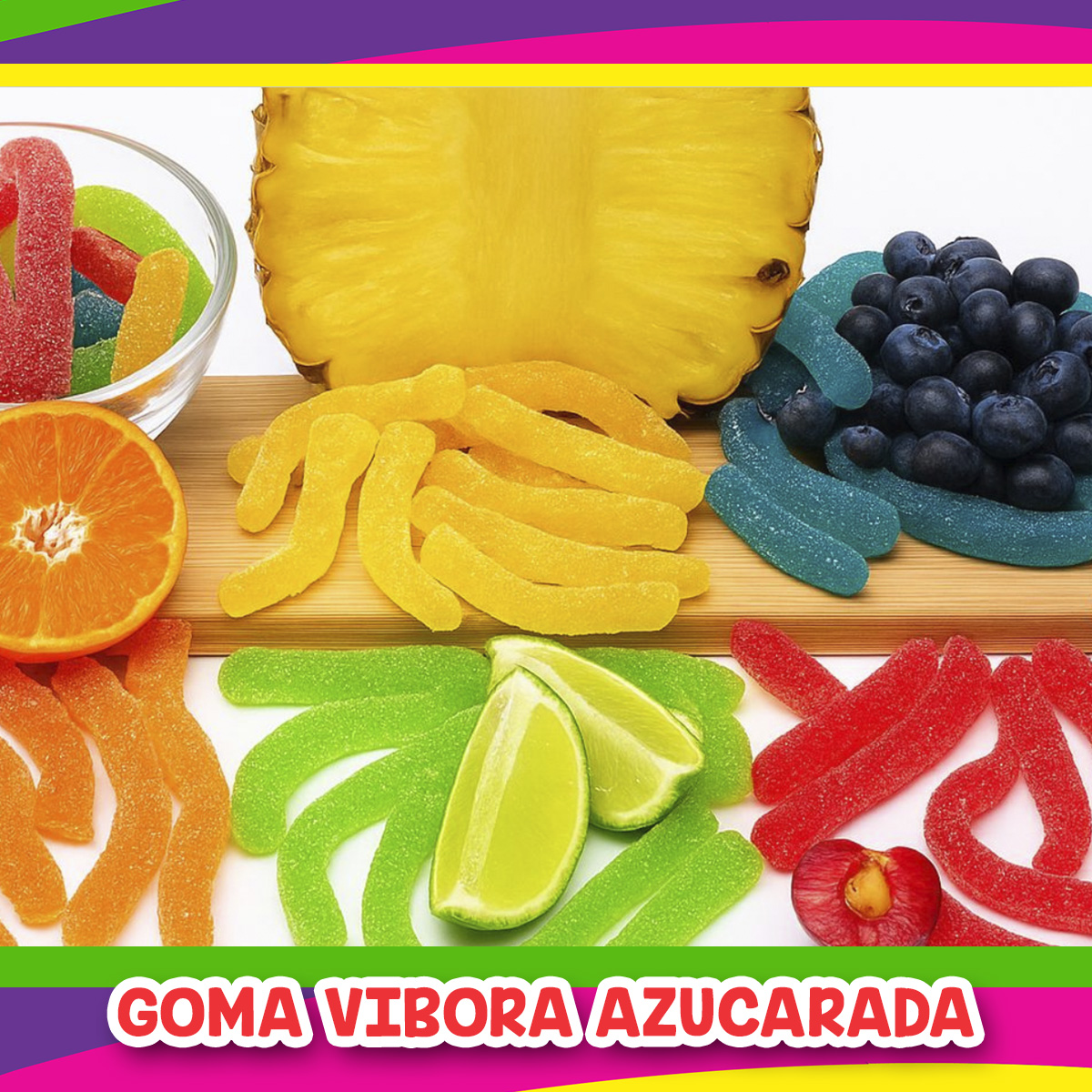 GOMA VIBORA AZUCARADA